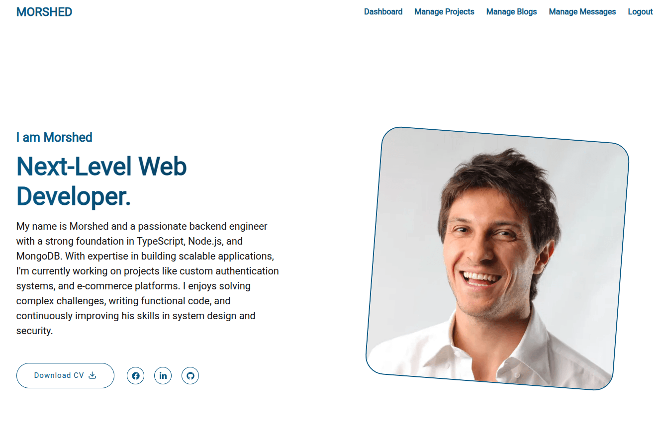 Portfolio Application